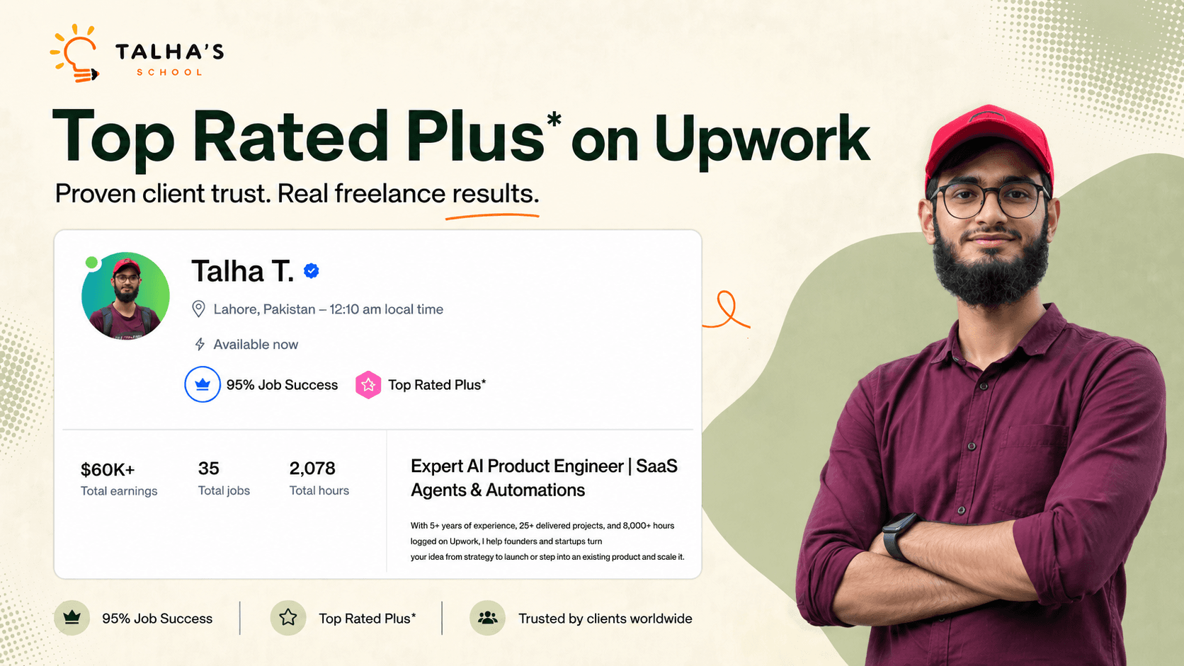 Upwork profile and proposals