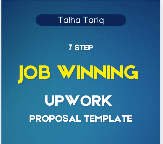 100% Successful Upwork Proposals